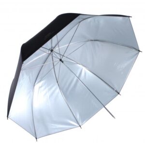AURORA OMBRELLO 105 CM ARGENTO DEEP